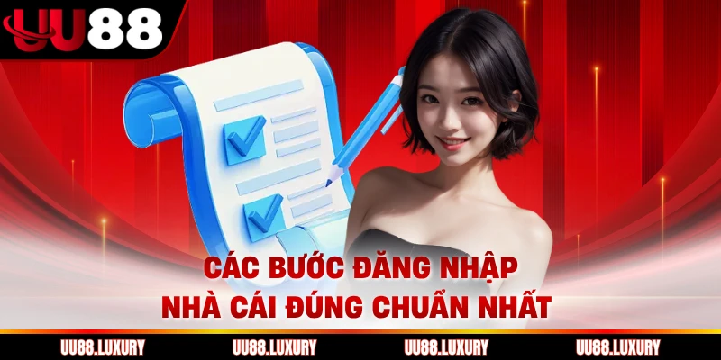 Các bước đăng nhập nhà cái đúng chuẩn nhất